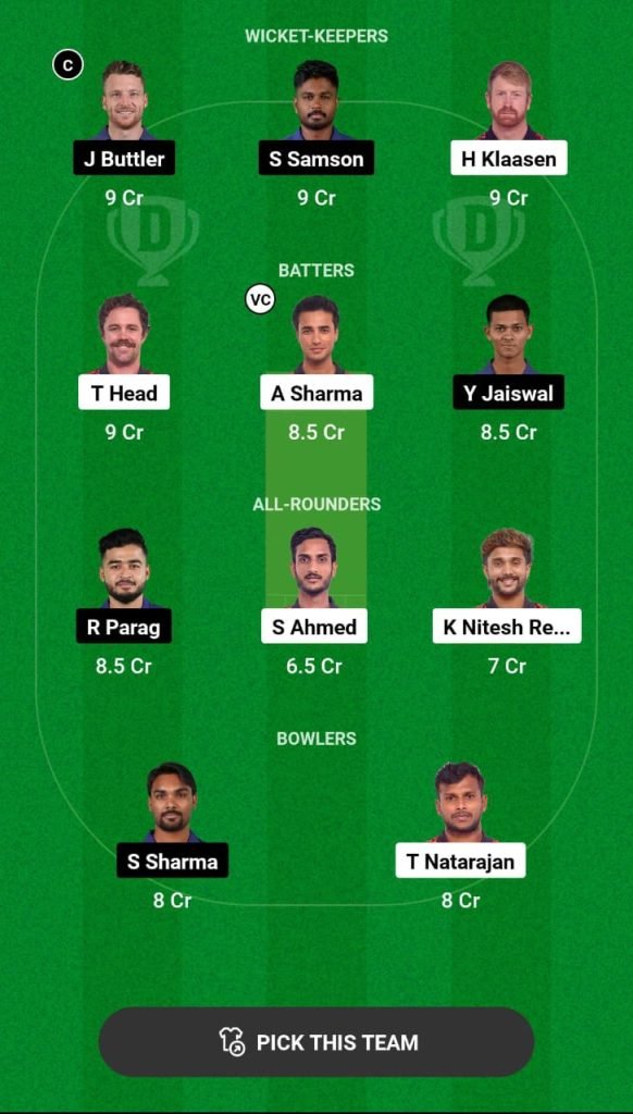 SRH vs RR Dream11 Prediction 2024 Today Match 50 on 2 May 2024: IPL 2024 Fantasy Cricket Tips, Playing XI, Pitch Report & Injury Updates 12 SRH vs RR Dream11 Prediction 2024 Today Match 50 on 2 May 2024: IPL 2024 Fantasy Cricket Tips, Playing XI, Pitch Report & Injury Updates