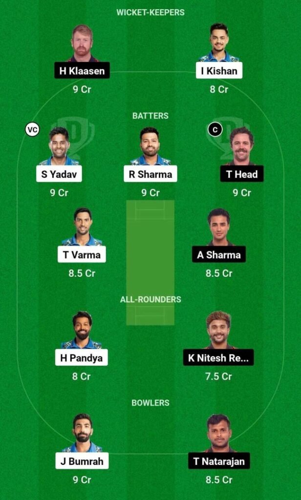MI vs SRH Dream11 Prediction 2024 Today Match 55 on 6 May 2024: IPL 2024 Fantasy Cricket Tips, Playing XI, Pitch Report & Injury Updates 9 MI vs SRH Dream11 Prediction 2024 Today Match 55 on 6 May 2024: IPL 2024 Fantasy Cricket Tips, Playing XI, Pitch Report & Injury Updates