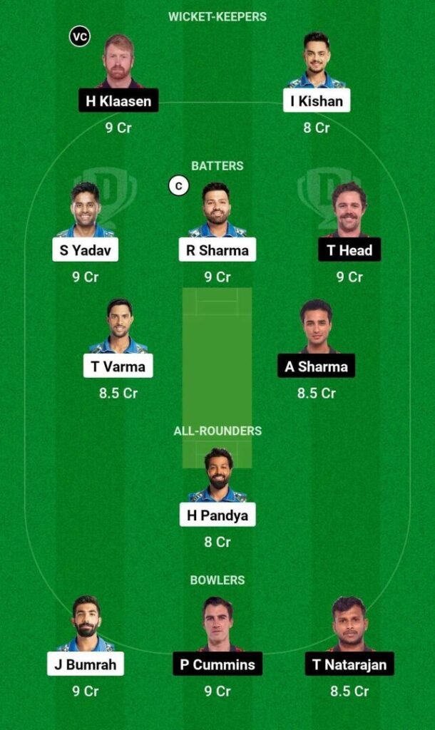 MI vs SRH Dream11 Prediction 2024 Today Match 55 on 6 May 2024: IPL 2024 Fantasy Cricket Tips, Playing XI, Pitch Report & Injury Updates 10 MI vs SRH Dream11 Prediction 2024 Today Match 55 on 6 May 2024: IPL 2024 Fantasy Cricket Tips, Playing XI, Pitch Report & Injury Updates
