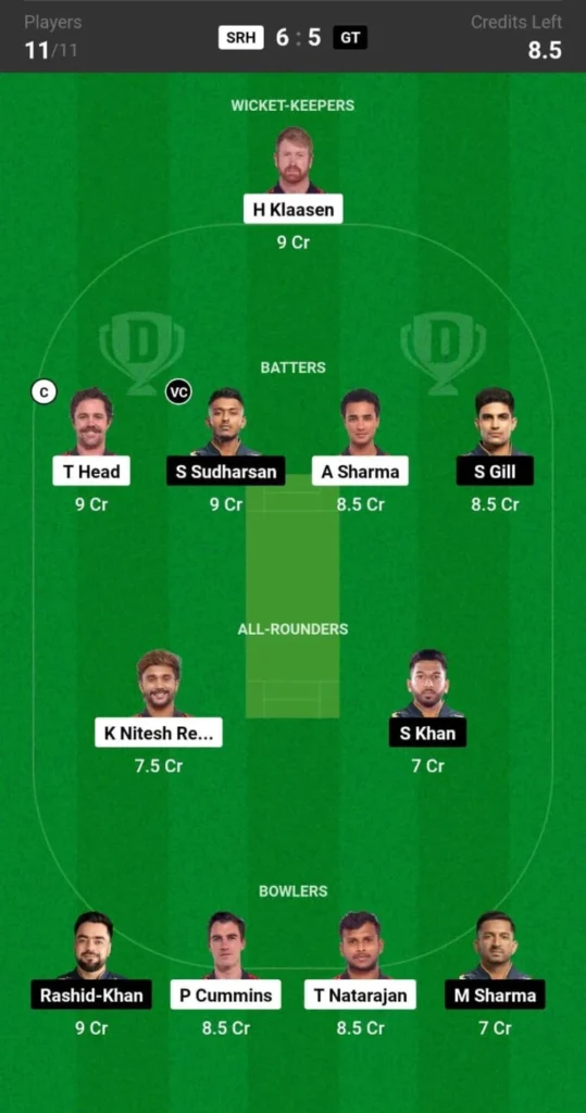 SRH vs GT Dream11 Prediction 2024 Today Match 66 on 16 May 2024: IPL 2024 Fantasy Cricket Tips, Playing XI, Pitch Report & Injury Updates 10 SRH vs GT Dream11 Prediction 2024 Today Match 66 on 16 May 2024: IPL 2024 Fantasy Cricket Tips, Playing XI, Pitch Report & Injury Updates