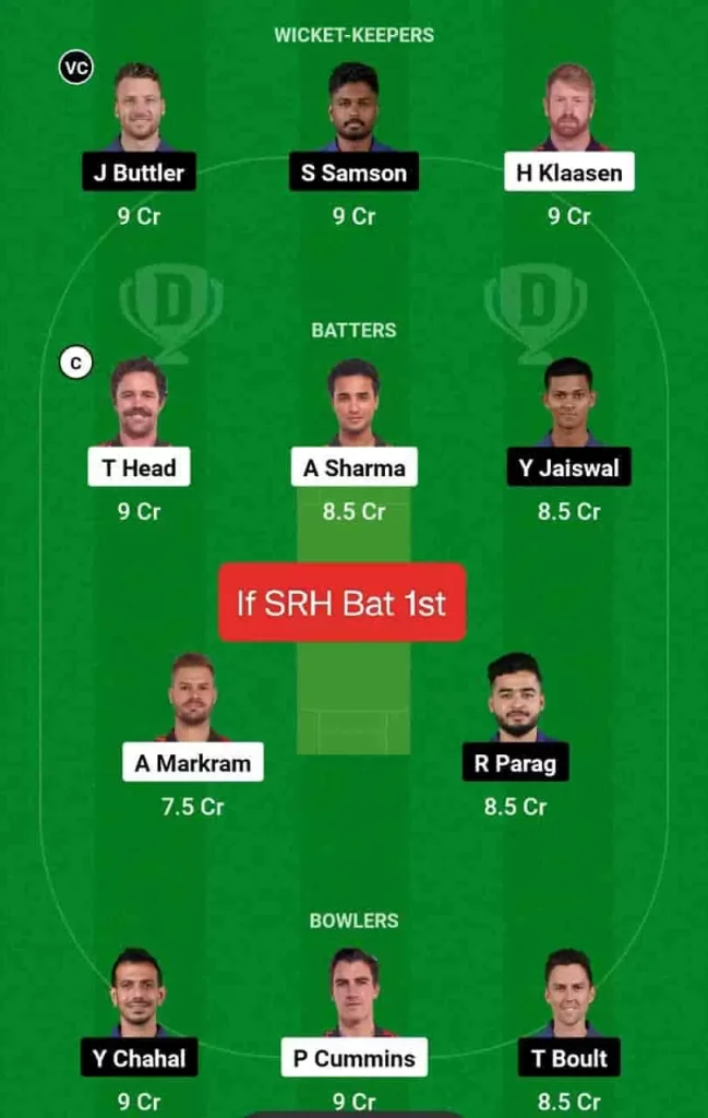 SRH vs RR Dream11 Prediction 2024 Today Match 50 on 2 May 2024: IPL 2024 Fantasy Cricket Tips, Playing XI, Pitch Report & Injury Updates 9 SRH vs RR Dream11 Prediction 2024 Today Match 50 on 2 May 2024: IPL 2024 Fantasy Cricket Tips, Playing XI, Pitch Report & Injury Updates