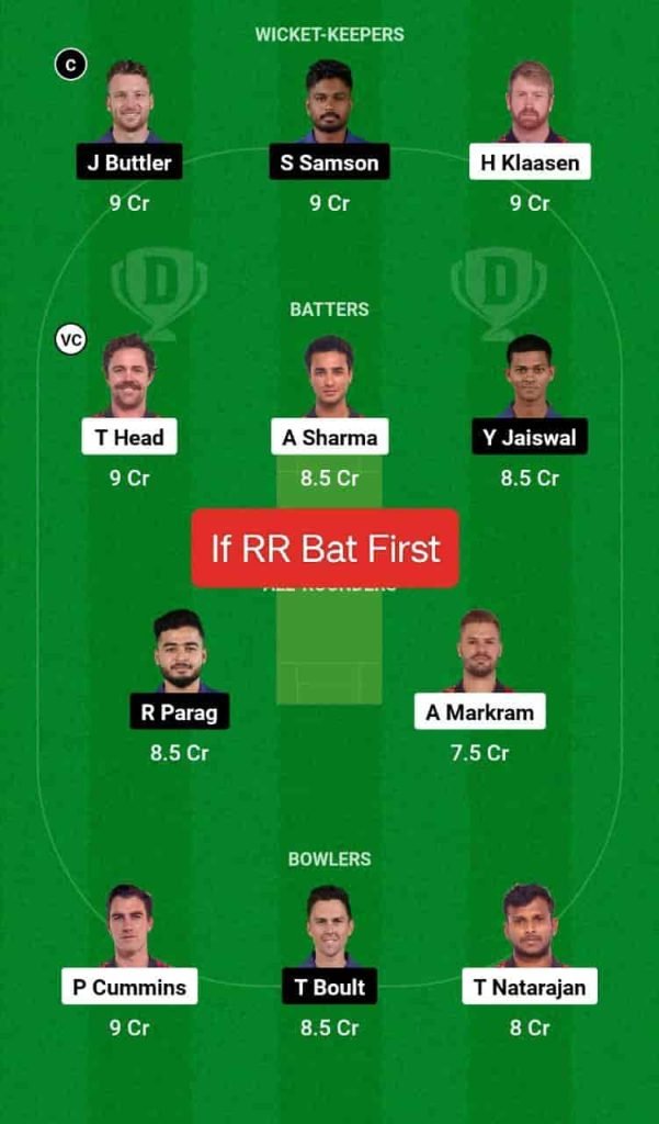 SRH vs RR Dream11 Prediction 2024 Today Match 50 on 2 May 2024: IPL 2024 Fantasy Cricket Tips, Playing XI, Pitch Report & Injury Updates 10 SRH vs RR Dream11 Prediction 2024 Today Match 50 on 2 May 2024: IPL 2024 Fantasy Cricket Tips, Playing XI, Pitch Report & Injury Updates