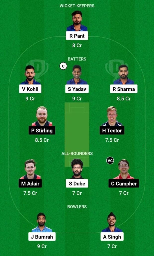 India vs Ireland Dream11, MyTeam11 Fantasy Team: T20 World Cup 2024 Group A Match Fantasy Cricket Tips, Key Players, Playing XI, Pitch Report & Injury Updates 10 India vs Ireland Dream11, MyTeam11 Fantasy Team: T20 World Cup 2024 Group A Match Fantasy Cricket Tips, Key Players, Playing XI, Pitch Report & Injury Updates