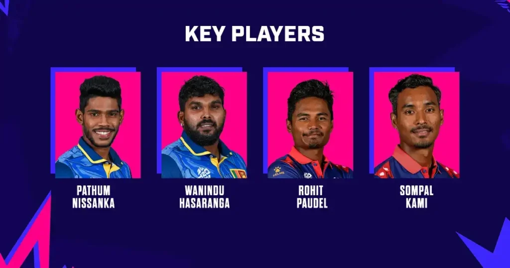 SL vs NEP Dream11, MyTeam11 Fantasy Team: T20 World Cup 2024 Group D Match Fantasy Cricket Tips, Key Players, Playing XI, Pitch Report & Injury Updates 8 SL vs NEP Dream11, MyTeam11 Fantasy Team: T20 World Cup 2024 Group D Match Fantasy Cricket Tips, Key Players, Playing XI, Pitch Report & Injury Updates