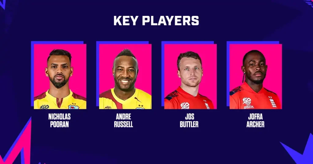WI vs ENG Dream11 Prediction T20 World Cup 2024: Super 8 Match Fantasy Cricket Tips, Key Players, Playing XI, Pitch Report & Injury Updates 8 WI vs ENG Dream11 Prediction T20 World Cup 2024: Super 8 Match Fantasy Cricket Tips, Key Players, Playing XI, Pitch Report & Injury Updates