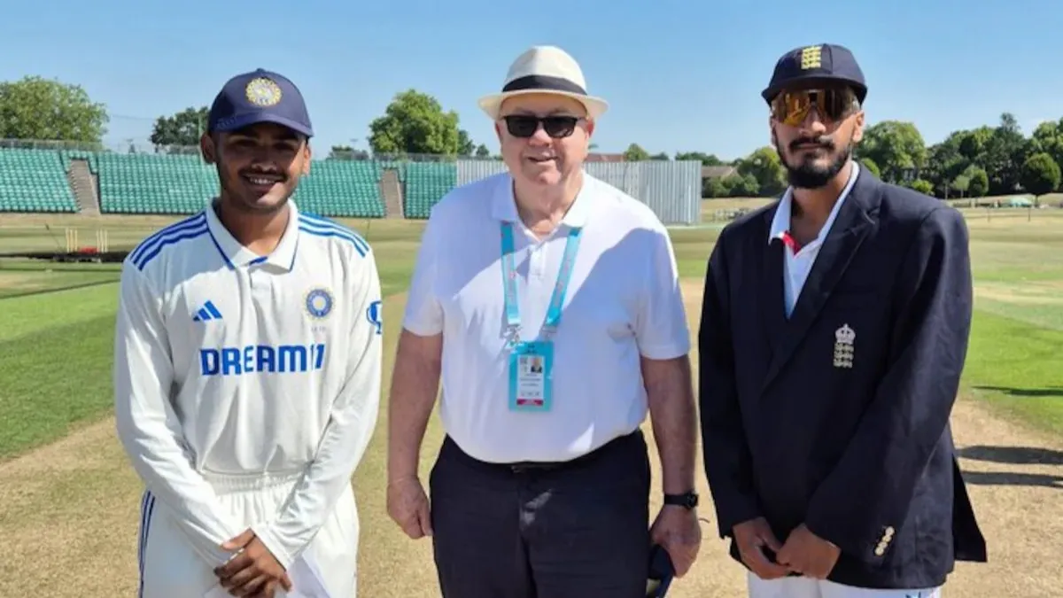 India U19 vs England U19 1st Youth Test