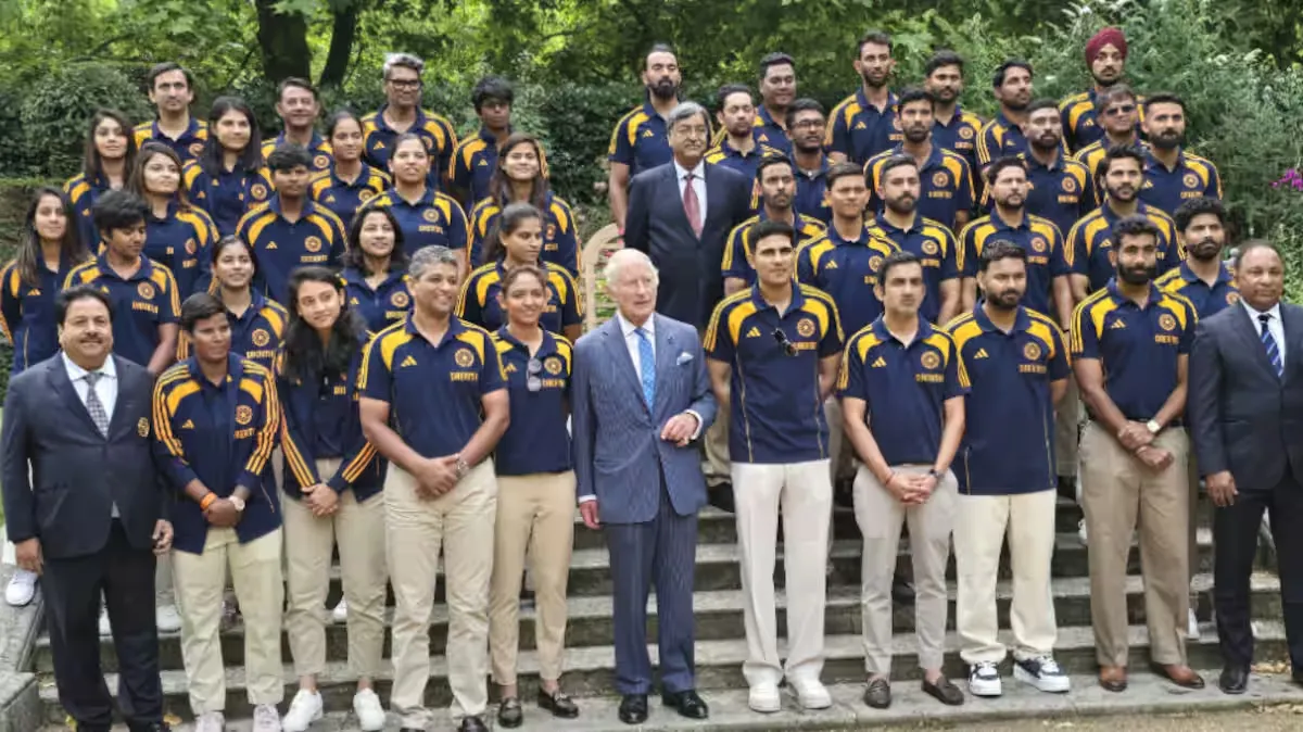 King Charles III Meets India Men’s & Women’s Cricket Teams at St James’s Palace