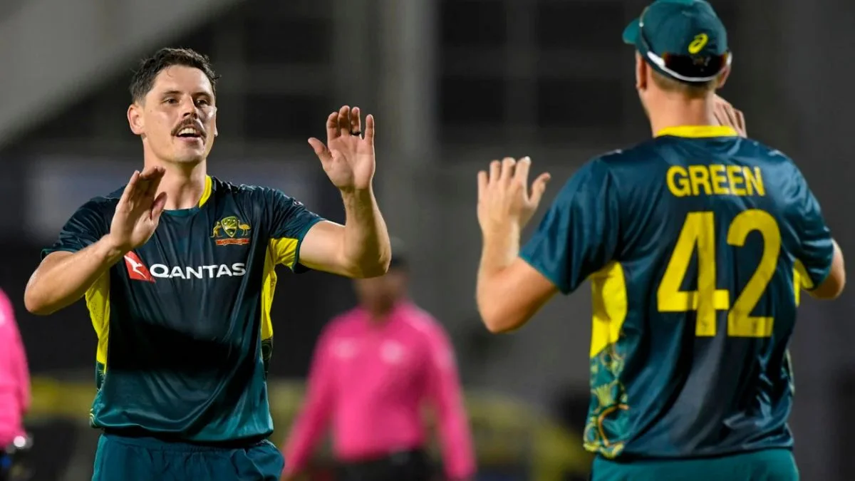 Mitchell Owen & Cameron Green Power Australia to Thrilling Win in Kingstown T20I - Cricketinfocus.com